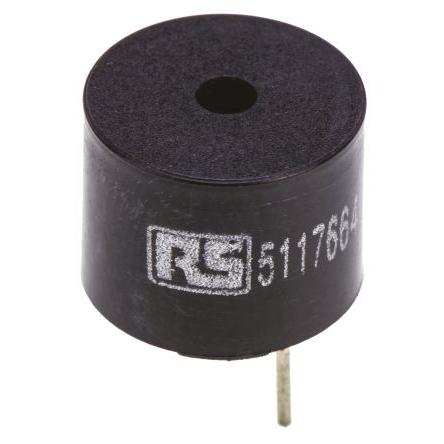 Součást magnetického bzučáku 16V dc 8 V dc 85 dB, Montáž na plošný spoj Nepřetržité 9.5 mm Interní RS PRO