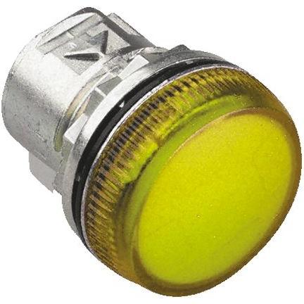 Allen Bradley Hlava kontrolky, řada: 800F Žlutá, průměr výřezu: 22 mm Montáž do panelu montáž