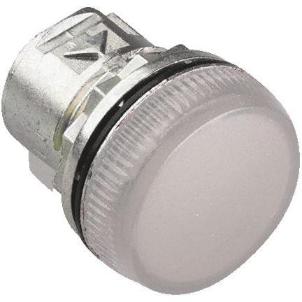 Allen Bradley Hlava kontrolky, řada: 800F Bílá, průměr výřezu: 22 mm Montáž do panelu montáž