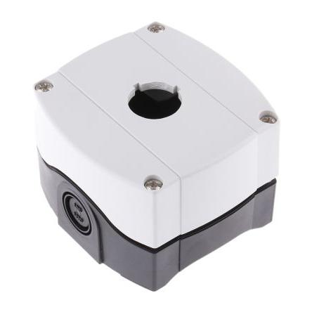Pouzdro tlačítka, řada: 800F, průměr výřezu: 22 mm Šedá Plastové Allen Bradley, počet výřezů: 1