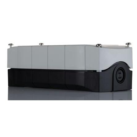 Pouzdro tlačítka, řada: 800F, průměr výřezu: 22 mm Šedá Plastové Allen Bradley, počet výřezů: 4