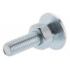 RS PRO Vratový šroub, Lesklý zinek, Ocel, Metrické, délka: 25 mm, délka: 100 mm