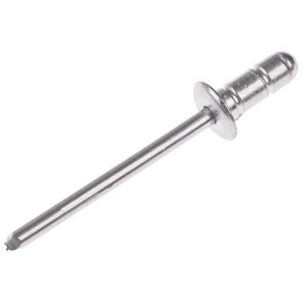 POP Nýt, Hliník, délka nýtu: 11 mm, Obyčejný Ocel Slepý, průměr nýtu: 4.8 mm