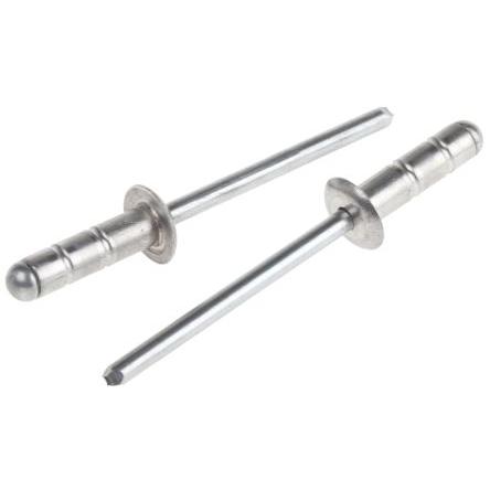 POP Nýt, Hliník, délka nýtu: 16.5 mm, Obyčejný Ocel Slepý, průměr nýtu: 4.8 mm