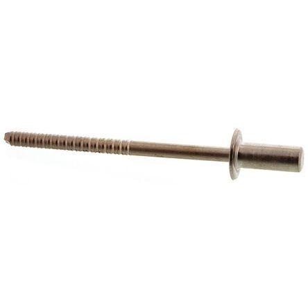 Pop Rivets Nýt, Nerezová ocel, délka nýtu: 10.2 mm, Obyčejný Nerezová ocel Slepý, průměr nýtu: 4 mm