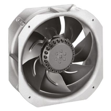 ebm-papst Axiální ventilátor, řada: W4S200, průtok vzduchu: 450 m³/h 30 W 230V ac 210 mA IP44 225 mm 225mm 80 mm