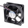 ebm-papst Axiální ventilátor, řada: 8400 N, průtok vzduchu: 45 m³/h 900 mW 12V dc 75 mA IP68 80 mm 80mm 25 mm
