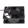 ebm-papst Axiální ventilátor, řada: 8400 N, průtok vzduchu: 45 m³/h 900 mW 12V dc 75 mA IP68 80 mm 80mm 25 mm