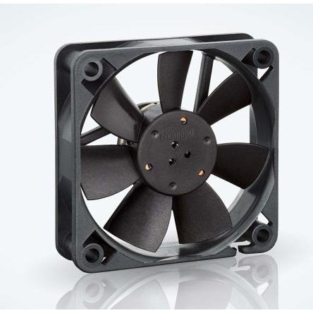 ebm-papst Axiální ventilátor, řada: 600 F, průtok vzduchu: 29 m³/h 1.2 W 5V dc 220 mA IP20 60 mm 60mm 15 mm