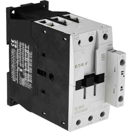 Eaton 1 NO Stykač napětí ve vinutí 24V ac 3pólový 40 A 400V ac 18.5 kW s 3 NO kontakty 24V ac Řízení motoru, Rezistivní