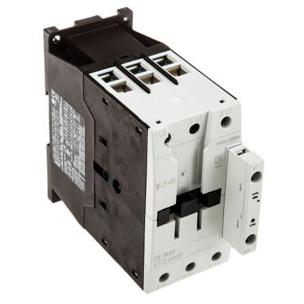 Eaton 1 NO Stykač napětí ve vinutí 110V ac 3pólový 40 A 400V ac 18.5 kW s 3 NO kontakty 110V ac Řízení motoru,