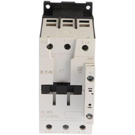Eaton 1 NO Stykač napětí ve vinutí 24V ac 3pólový 65 A 400V ac 30 kW s 3 NO kontakty 24V ac Řízení motoru, Rezistivní
