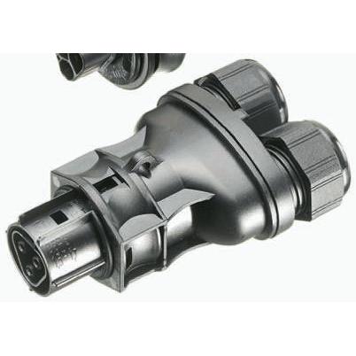 Wieland Konektor pro osvětlení, řada: RST20i3 Kabel Vnitřní Přípojka Šroubová 20A, IP68, IP66 barva Černá, formát pólů:
