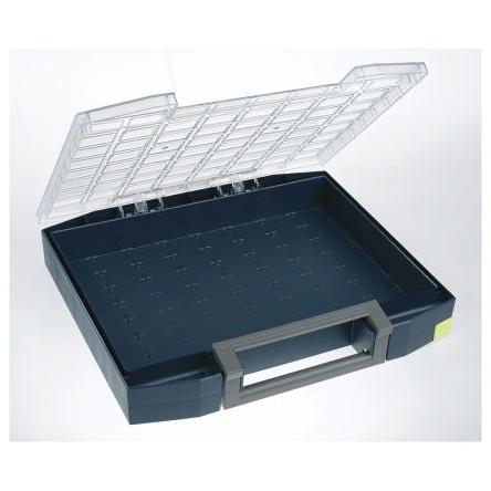 Přihrádková krabice Modrá, Polypropylen, Polykarbonát 78 mm x 465mm x 401 mm Raaco