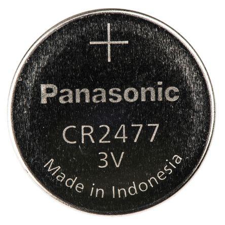 Knoflíková baterie 3 V CR2477 Lithium-oxid manganičitý 24.5 mm 1 Ah Panasonic