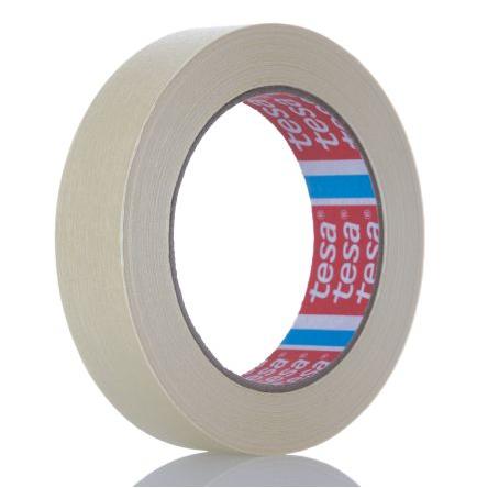 Maskovací páska, Béžová 04323-00008-00 Professional 4323 materiál nosiče Papír Přírodní pryž 4323 25mm Tesa, délka: 50 m