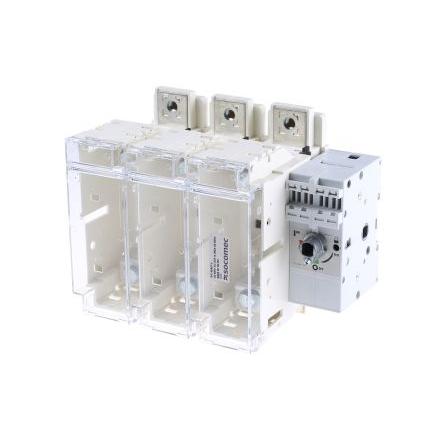 Socomec Pojistka odpojovač spínače, řada: FUSERBLOC 3pólový 10 A 250A velikost pojistky B3, B2, B1