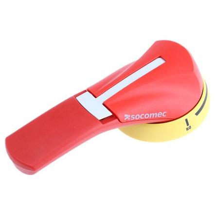 Otočná klika Červená, Žlutá, řada: FUSERBLOC pro IP65 Socomec
