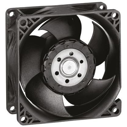 ebm-papst Axiální ventilátor, řada: 8200 J, průtok vzduchu: 132.6 m³/h 10 W 12V dc 833 mA 80 mm 80mm 38 mm
