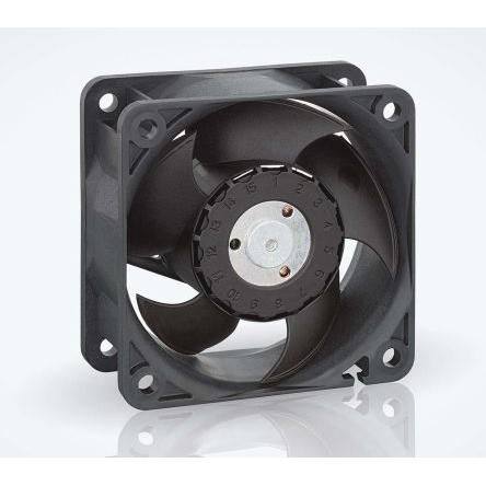 ebm-papst Axiální ventilátor, řada: 620, průtok vzduchu: 40 m³/h 2.1 W 12V dc 1.05 A IP20 60 mm 60mm 25 mm
