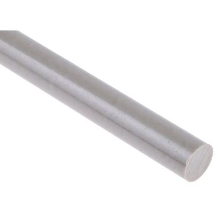RS PRO Tyč z polyetherketonu (PEEK) Béžová, délka: 300 mm x 12 mm v prům.
