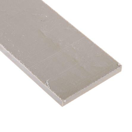 RS PRO Plastová deska, Polyetherketon barva Béžová, délka: 500 mm, šířka: 50mm, tloušťka: 5 mm, Epoxidová pryskyřice,
