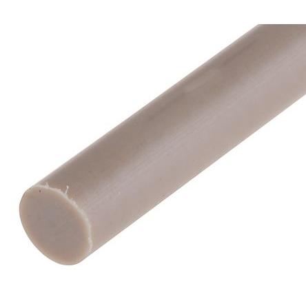 RS PRO Tyč z polyetherketonu (PEEK) Béžová, délka: 300 mm x 6 mm v prům.