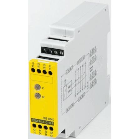 Výstupní modul, rozsah: SNE 4004K 0 vstupů, počet výstupů: 7 24V ac/dc Wieland 4 NO, 3 NC