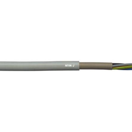 Lapp Napájecí kabel, řada: NYM-J 5žilový 100 m Polyvinylchlorid plášť, Šedá 60 °C