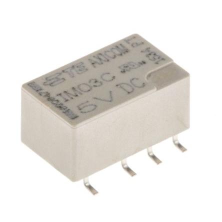 TE Connectivity Signálové relé DPDT Povrch 2A 5V dc IM
