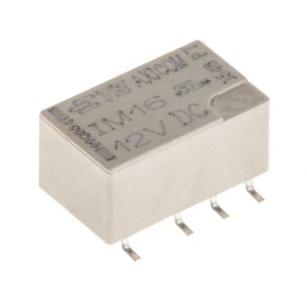 TE Connectivity Signálové relé DPDT Povrch 2A 12V dc IM