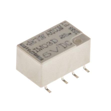 TE Connectivity Výkonové relé DPDT Montáž na plošný spoj 5A 5V dc IM