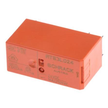 TE Connectivity Výkonové relé SPST Montáž na plošný spoj 16A 24V dc RT-iPower