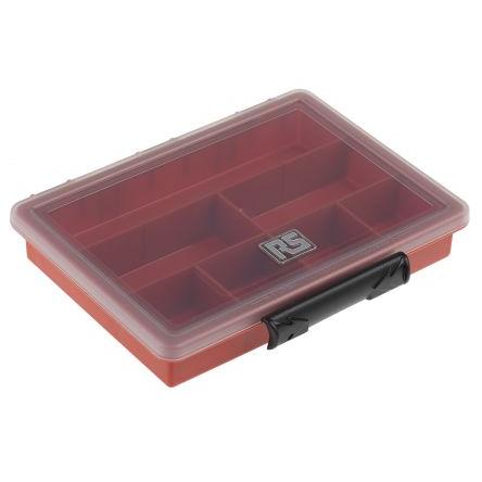 Přihrádková krabice 7 přihrádek Červená, Polypropylen 32 mm x 175mm x 143 mm RS PRO