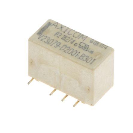 TE Connectivity Signálové relé DPDT Povrch 2A 5V dc Axicom P2