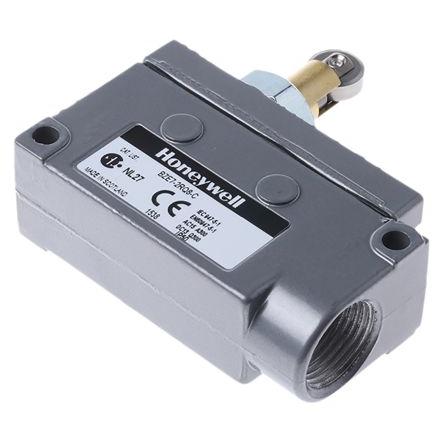 Honeywell Technologies E7 Páka s válečkem Koncový spínač SPDT IP50 Tlakově litý zinek 480V ac 15A