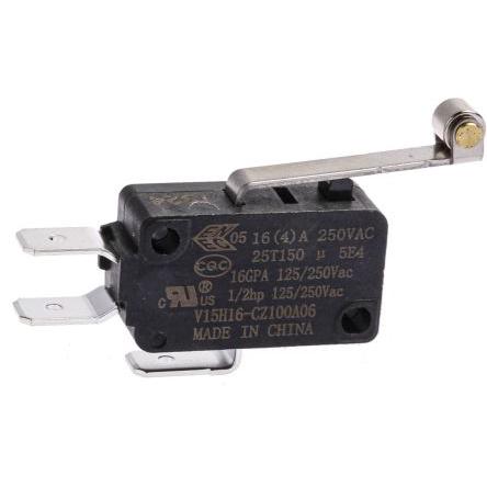 Honeywell Technologies Mikrospínač, typ ovladače: Páka s válečkem SPDT, 250 V ac, 16A, Rychlé připojení, IP67, 3.92N
