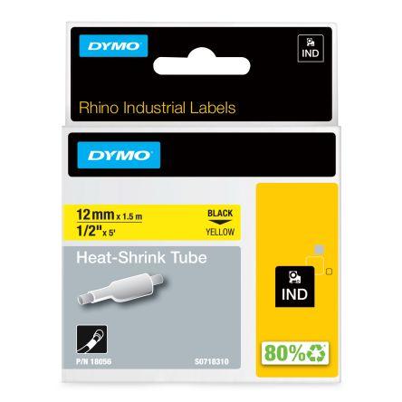 Dymo Teplem smrštitelné bužírky průměr 12 mm Žlutá smršťovací poměr 3:1 Polyolefin 1.5m, řada: DYMO