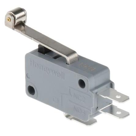 Honeywell Technologies Mikrospínač, typ ovladače: Páka s válečkem SPDT, 250 V ac, 16A, Jazýček, 0.98N