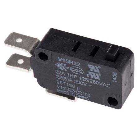Honeywell Technologies Mikrospínač, typ ovladače: Plunžr SPDT, 250 V ac, 22A, Rychlé připojení, IP67, 3.92N