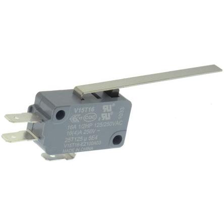 Honeywell Technologies Mikrospínač, typ ovladače: Dlouhá plochá páka SPDT, 250 V, 16A, Jazýček, 0.98N