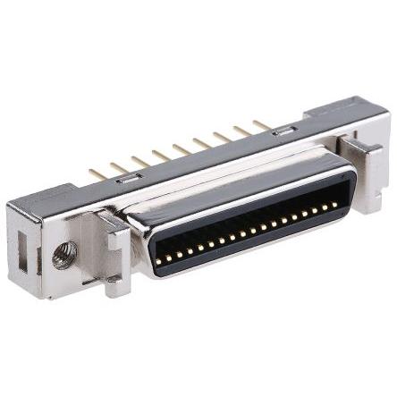 Konektor SCSI Vnitřní, počet kontaktů: 36, orientace těla: Rovný, Průchozí otvor, rozteč: 2.54 mm, 3M Pájecí