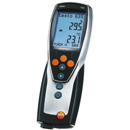 Vlhkoměr, číslo modelu: 635-2 0563 6352 Testo, 50 °C, rozsah vlhkosti: 100 %RH