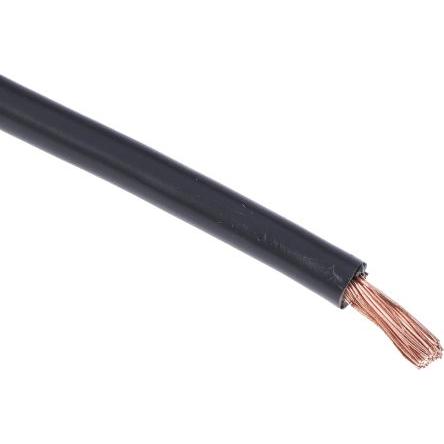 Zapojovací vodič, řada: RS PRO plocha průřezu 6 mm², typ kabelu: Řízení, typ kabelu: OHEBNÝ BK, prameny vodičů: 80/0.3