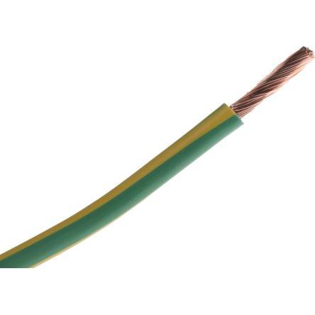 Zapojovací vodič, řada: RS PRO plocha průřezu 10 mm², typ kabelu: Řízení, typ kabelu: OHEBNÝ BK, prameny vodičů: 80/0.4