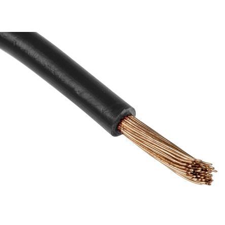 Zapojovací vodič, řada: RS PRO plocha průřezu 16 mm², typ kabelu: Řízení, typ kabelu: OHEBNÝ BK, prameny vodičů: 126/0.4