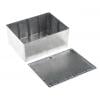 RS PRO Pouzdro IP67 Stíněné barva Stříbrná barva Stříbrná Odlévaný hliník 165.8 mm 76.3 mm 127.3 mm