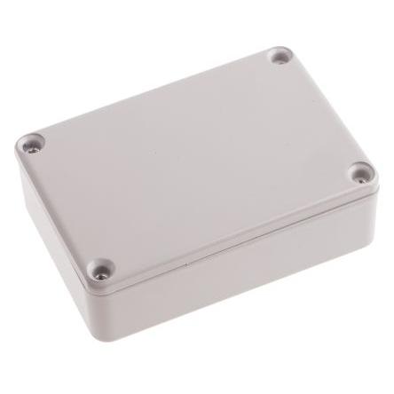 RS PRO Pouzdro Stíněné barva Šedá barva Šedá Odlévaný hliník 79.9 mm 25.5 mm 54.9 mm