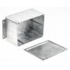 RS PRO Pouzdro IP65 Stíněné S přírubou barva Stříbrná barva Stříbrná Odlévaný hliník 168.7 mm 76.5 mm 101.6 mm