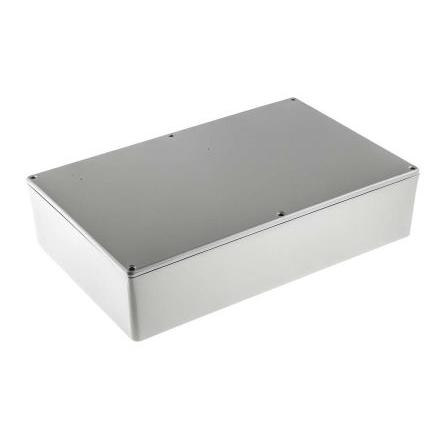 RS PRO Pouzdro IP65 Stíněné barva Šedá barva Šedá Odlévaný hliník 275 mm 65.5 mm 175 mm